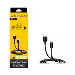 کابل iOS Sibraton S232i – شارژ و انتقال داده همزمان