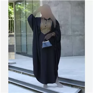 پیراهن مانتویی زنانه طرح شیدا جنس ابروبادی و تافته هندی سایز بزرگ فری سایز 38 تا 60
