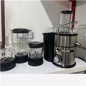آبمیوه گیری چهار کاره فیلیپس Philips توان 1800 وات پایه پلاستیک دو سرعته بدنه استیل ارسال رایگان