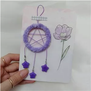 دریم کچر بنفش ستاره ای dream catcher 