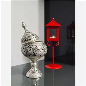گز خوری قلمزنی روکش آب نقره هنر پتینه 