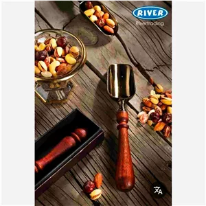 قاشق اجیل دسته چوبی ریور جعبه دار
