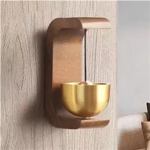 زنگوله چوبی مدل تبتی وارداتی