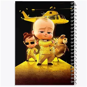 دفتر مشق 100 برگ خندالو طرح بچه رئیس Boss Baby  کد 12526