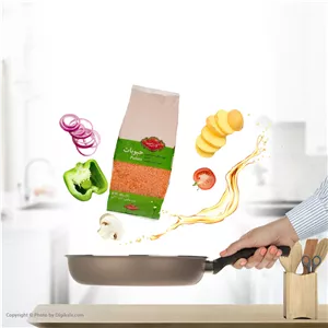 اقساطی و ارسال رایگان دال عدس گلستان- 900 گرم