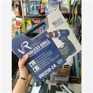 دریل شارژی 12v دو باتری ویوارکس 
