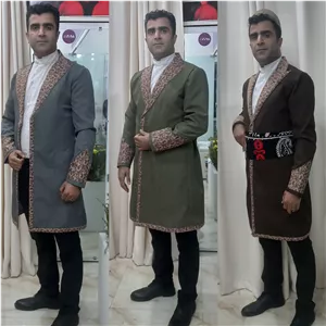 لباس مردانه محلی لری خرم آباد لرستان. شال ستره لری
