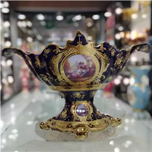 کشکول جوانا سورمه ای آنیل کم یاب مدل لب هلال چینی لیلی مجنون مناسب جهیزیه دکوری ارسال پسکرایه 