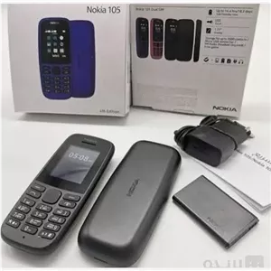 نوکیا ساده.105-2019 و 106-2018 تست شده دوسیم همراه کد فعالسازی 