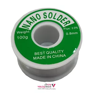 سیم لحیم 100 گرم Nano Solder با قطر 0.8mm جنس خوب
