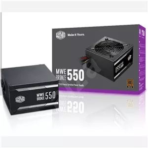 منبع تغذیه کامپیوتر کولرمستر MWE 550 V2 80 Plus White توان 550 وات
