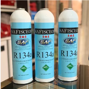 گاز کولر 1 کیلویی r134 برند ساف ایسکون ( سرمادهی عالی و درجه 1 ) 
