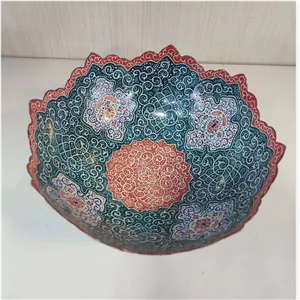 کاسه مینا کاری درجه یک اثر استاد پاینده 
