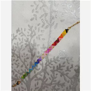 پابند منجوقی میوکی 6 ردیفه 18 سانتی میوکی ژاپن 