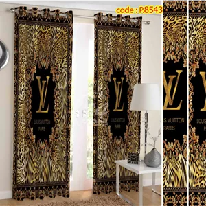 پرده آماده پانچ چاپی طرح لویی ویتون پاریس 8543 (تعداد پنل)