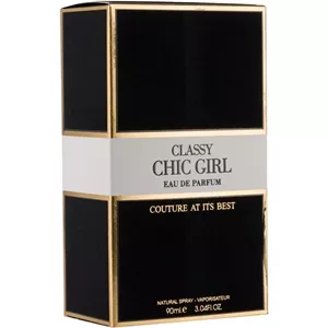 ادکلن کلاسیک چیک گرل فراگرنس با رایحه گودگرل مشکی 100 میل(CLASSY CHIC GIRL FRAGRANCE)