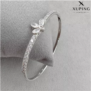 دستبند ژوپینگ زنانهالنگوییگلبرگ سفید کد XWD696