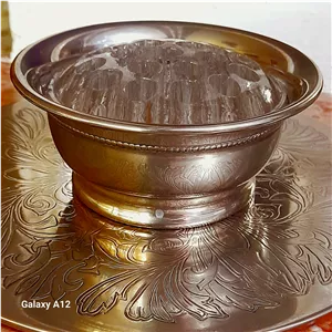 کانز یا گلدان سیلور مارکدار 