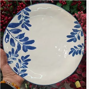 دیس گرد گل آبی 