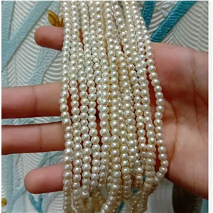 مروارید سنگی سایز4.رنگ شیری مروارید سنگی