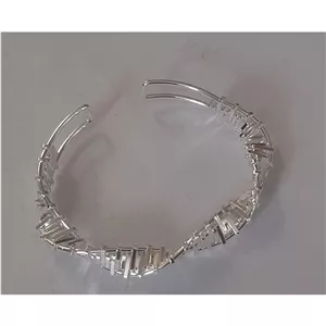 دستبند النگویی زنانه مدل ژنتیک کد 02 WFJ
