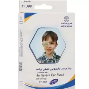 چشم بند مخصوص تنبلی چشم طب و صنعت کد87300