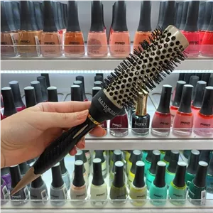 برس گرد سرامیکی مکس ژورنال مشکی طلایی سایز R32 