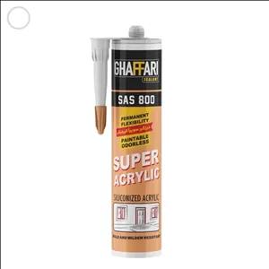 چسب سیلیکون درزگیر سوپر آکریلیک غفاری پک 24 عددی