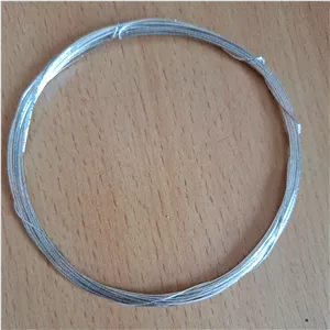 سیم گلسازی نقره ای  بسته پنج عددی 