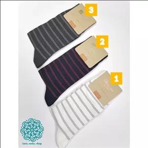 جوراب مردانه ساقدار نخ پنبه ترک برند ملودی پنجه گیری شده کیفیت عالی سایز 40.44