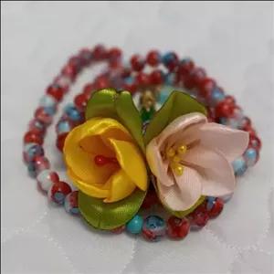 تسبیح 99 تایی گل شکوفه