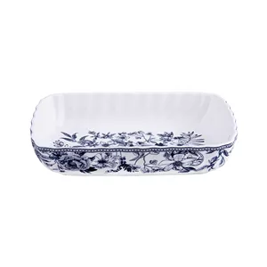 مرغ خوری مستطیل گلدکیش طرح لوتوس سایز متوسط مدل GK701134-1 (پس کرایه)