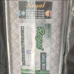 تشک سوپر طبی فنری رویال اصل مدل گلکسی مود دو حالته(نرم و سفت) فنر میکرو بونل 10سال ضمانت  سایز یک و نیم نفره 120 در 200