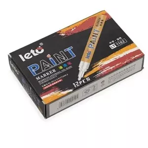 ماژیک لتو (Leto) مدل LT1102 بسته 12 عددی رنگ طلایی (علم گستر)