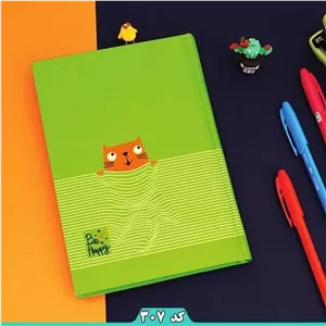 دفتر فانتزی رقعی 100 برگ پیک فدک کد 307 (علم گستر )