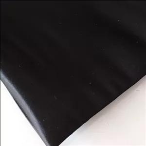 پارچه ی ساتن آمریکایی عرض 150 جنس خوب تک رنگ رنگ مشکی قیمت به ازای نیم متر  