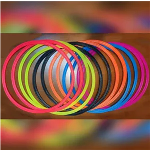 حلقه چابکی ژله ای نشکن در شش رنگ بسته 12 عددی کد 333