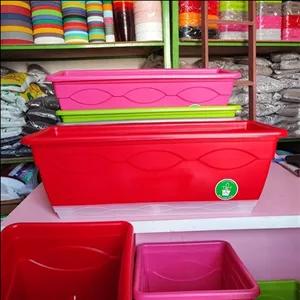 گلدان پلاستیکی مستطیل آزالیا دو گلپونه 