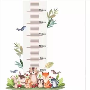 استیکر اندازه گیری قد جنگل حیوانات