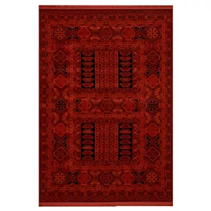 فرش بلوچی شرابی 700شانه 6متری کد78008 برند بزرگمهر (پس کرایه)