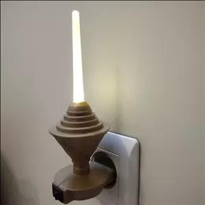 بسته پنجاه تایی چراغ خواب طرح برج میلاد با نور ملایم