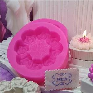 قالب حلقه گل رز مخصوص شمع سفارشی ساز