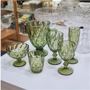 پارچ رنگی تکی بلور درجه یک وارداتی 