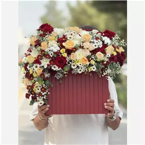 سبد گل خواستگاری لاکچری (آلپینا گلفروشی تربت حیدریه)