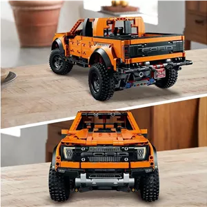 لگو تکنیک مدل فورد رپتور F150 RAPTOR نارنجی (1379 قطعه)