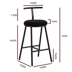 صندلی اپن مدل کالین پشت دار کد SD-16 پسکرایه