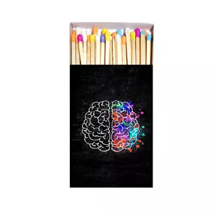 کبریت رنگی طرح مغز کد 1660