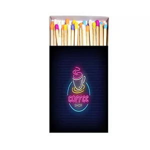 کبریت رنگی طرح قهوه کد 1725