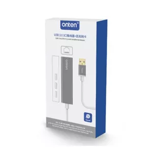 هاب 3 پورت USB 3.0 به LAN 100 اونتن مدل U5221 DN2