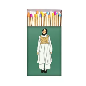 کبریت رنگی طرح زن کد 1308
